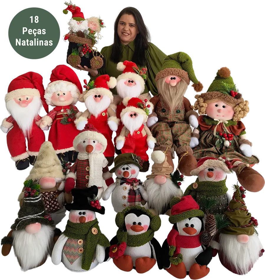 Coleção Bonecos de Natal 3.0