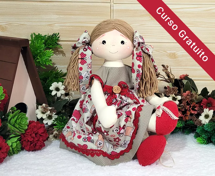 Curso Gratuito: Boneca Olga